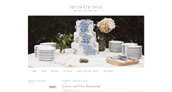 Desktop Screenshot of decoratethis.blogspot.com