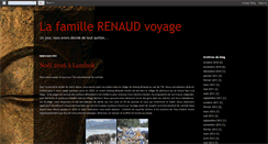 Desktop Screenshot of lafamillerenaudvoyage.blogspot.com