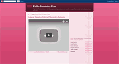 Desktop Screenshot of lojaestilofeminino.blogspot.com