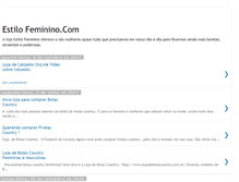 Tablet Screenshot of lojaestilofeminino.blogspot.com