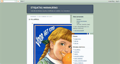 Desktop Screenshot of etiquetasdenaranjas.blogspot.com