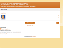 Tablet Screenshot of etiquetasdenaranjas.blogspot.com