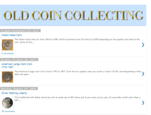 Tablet Screenshot of oldcoincollecting.blogspot.com