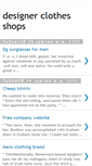 Mobile Screenshot of designer-clothes-shops.blogspot.com