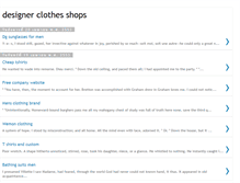 Tablet Screenshot of designer-clothes-shops.blogspot.com