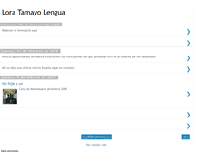 Tablet Screenshot of loratamayo6a.blogspot.com