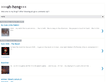 Tablet Screenshot of aheng90.blogspot.com
