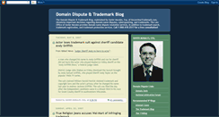 Desktop Screenshot of domaindisputeblog.blogspot.com