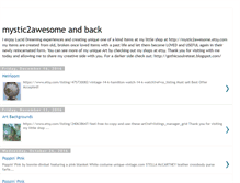 Tablet Screenshot of mystic2awesome.blogspot.com