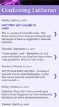 Mobile Screenshot of confessinglutheran.blogspot.com