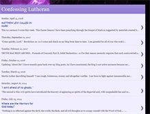 Tablet Screenshot of confessinglutheran.blogspot.com