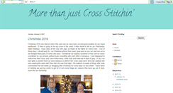 Desktop Screenshot of morethanjustcrossstitchin.blogspot.com