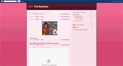 Desktop Screenshot of florbellasitefas.blogspot.com