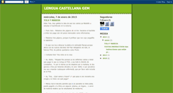 Desktop Screenshot of lenguacastellanagem.blogspot.com