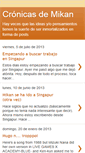 Mobile Screenshot of cronicasdemikan.blogspot.com
