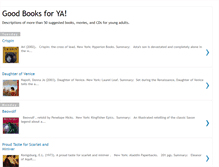 Tablet Screenshot of goodbooksforya.blogspot.com