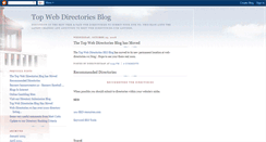 Desktop Screenshot of bestwebdirectories.blogspot.com