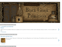 Tablet Screenshot of blackcreekprimitives.blogspot.com