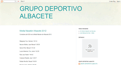 Desktop Screenshot of grupodeportivoalbacete.blogspot.com