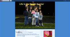 Desktop Screenshot of lifeinthefourthquarter.blogspot.com