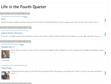 Tablet Screenshot of lifeinthefourthquarter.blogspot.com