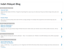 Tablet Screenshot of nurindahhidayati.blogspot.com