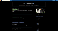 Desktop Screenshot of fishproductsblog.blogspot.com