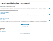 Tablet Screenshot of investimenti-in-impianti-fotovoltaici.blogspot.com