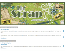 Tablet Screenshot of hallofscrap.blogspot.com