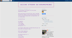 Desktop Screenshot of jezzasstrikkogkrumspring.blogspot.com