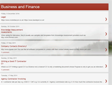 Tablet Screenshot of bizinessandfinance.blogspot.com