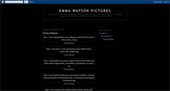 Desktop Screenshot of emma-watson-hot-pictures.blogspot.com