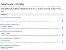 Tablet Screenshot of expresionesviscerales.blogspot.com