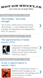 Mobile Screenshot of notonnetflix.blogspot.com