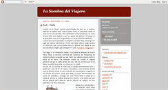 Desktop Screenshot of lasombradelviajero.blogspot.com