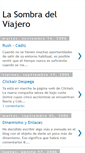 Mobile Screenshot of lasombradelviajero.blogspot.com