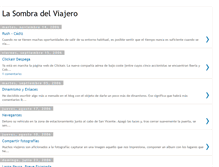 Tablet Screenshot of lasombradelviajero.blogspot.com