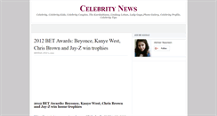 Desktop Screenshot of celebritynews4.blogspot.com