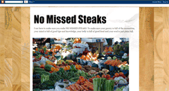 Desktop Screenshot of nomissedsteaks.blogspot.com