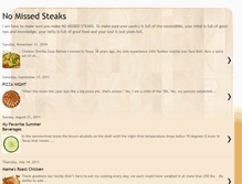 Tablet Screenshot of nomissedsteaks.blogspot.com