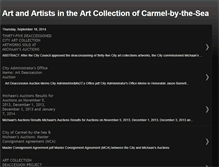 Tablet Screenshot of carmelartcollection.blogspot.com