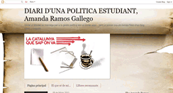 Desktop Screenshot of diaridunapoliticaestudiant.blogspot.com