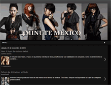 Tablet Screenshot of 4minutemexico.blogspot.com