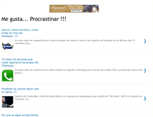 Tablet Screenshot of megustaprocrastinar.blogspot.com