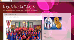 Desktop Screenshot of hogarcolegiolamilagrosa.blogspot.com