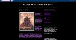Desktop Screenshot of prayerandfastingministry.blogspot.com
