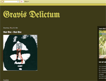 Tablet Screenshot of gravisdelictum.blogspot.com