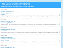 Tablet Screenshot of phddegreeonlineprograms.blogspot.com