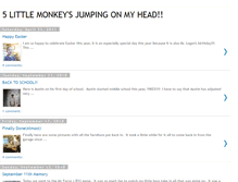 Tablet Screenshot of 5fivelittlemonkeys.blogspot.com