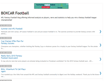 Tablet Screenshot of boxcarfootball.blogspot.com